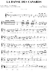 télécharger la partition d'accordéon La danse des canards (Chant : J J Lionel) au format PDF