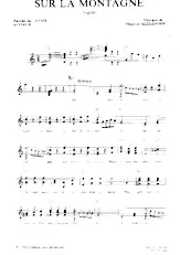 descargar la partitura para acordeón Sur la montagne (Valse) en formato PDF