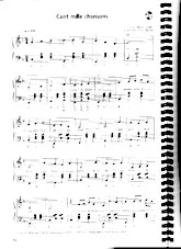 descargar la partitura para acordeón Cent mille chansons en formato PDF