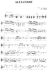 download the accordion score Alexandre in PDF format