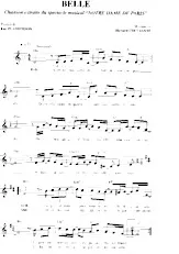 descargar la partitura para acordeón Belle (Notre dame de Paris) en formato PDF