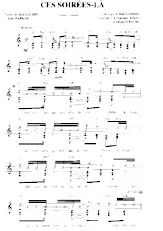 download the accordion score Ces soirées là (+ Paroles) in PDF format