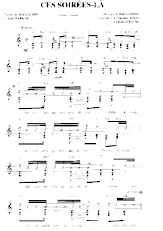 télécharger la partition d'accordéon Ces soirées là (+ Paroles) au format PDF