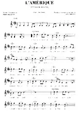 download the accordion score L'Amérique (Yellow River) (Chant : Joe Dassin) in PDF format