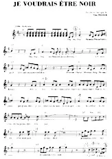 download the accordion score Je voudrais être noir in PDF format