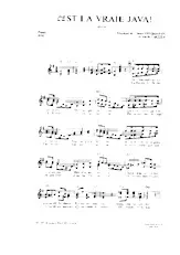 download the accordion score C'est la vraie java in PDF format