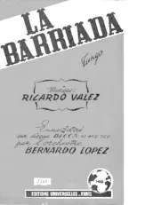 télécharger la partition d'accordéon La Barriada (Tango) au format PDF