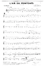 descargar la partitura para acordeón L'air du printemps (Valse) en formato PDF