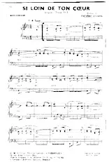 télécharger la partition d'accordéon Si loin de ton cœur (Arrangement André Verchuren) (Tango) au format PDF