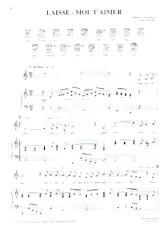 descargar la partitura para acordeón Laisse moi t'aimer en formato PDF