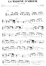 download the accordion score La Madone d'amour (Tango Chanté) in PDF format