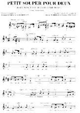 download the accordion score Petit souper pour deux (Baby won't please come home) (Bounce) in PDF format