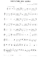 download the accordion score Souvenir des alpes (Valse) in PDF format