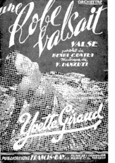 télécharger la partition d'accordéon Une robe valsait (Chant : Yvette Giraud) au format PDF