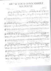 download the accordion score Ah si vous connaissiez ma poule in PDF format