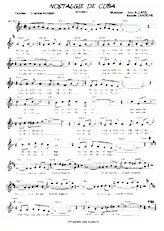 download the accordion score Nostalgie de Cuba (Mambo) in PDF format