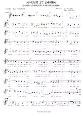 descargar la partitura para acordeón Amour et Samba (Samba d'amour Amour samba) en formato PDF