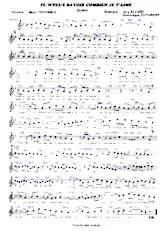 download the accordion score Tu n' peux savoir combien je t'aime (Boléro) in PDF format