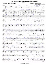 descargar la partitura para acordeón Tu n' peux savoir combien je t'aime (Boléro) en formato PDF