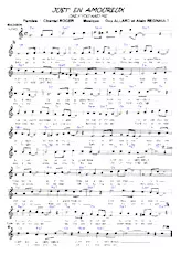 descargar la partitura para acordeón Just' en amoureux (only you and me) (Madison) en formato PDF