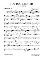 download the accordion score Toutou Milord (Fox Trot) in PDF format