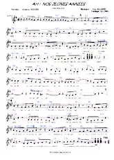 descargar la partitura para acordeón Ah nos jeunes années (Cha Cha Cha) en formato PDF