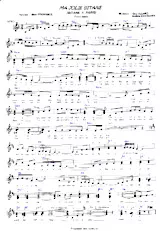 télécharger la partition d'accordéon Ma jolie gitane (Gitane à Paris) (Paso Doble) au format PDF