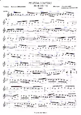 download the accordion score Mi vida contigo (Ma vie avec toi) (Tango) in PDF format