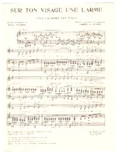 download the accordion score Sur ton visage une larme (una lacrima sul viso) in PDF format