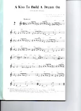 download the accordion score A kiss to build a dream on (Douce et belle) in PDF format