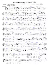 télécharger la partition d'accordéon Au grand bal des amours (Valse) au format PDF