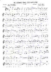 descargar la partitura para acordeón Au grand bal des amours (Valse) en formato PDF