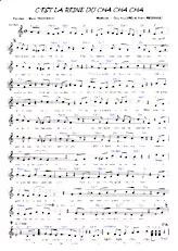 descargar la partitura para acordeón C'est la reine du cha cha cha en formato PDF