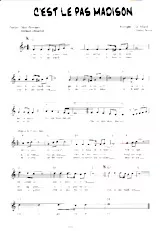 download the accordion score C'est le pas madison in PDF format