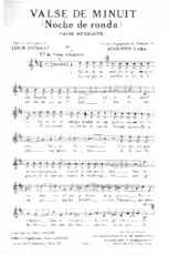 descargar la partitura para acordeón Valse de minuit (Noche de ronda) (Valse Mexicaine) en formato PDF
