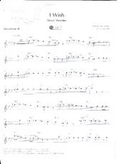 descargar la partitura para acordeón I wish (Partie Saxophone Sib) en formato PDF