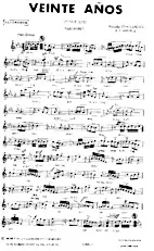 download the accordion score Veinte Años (Vingt ans) (Paso Doble) in PDF format