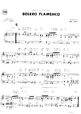 descargar la partitura para acordeón Boléro Flamenco en formato PDF
