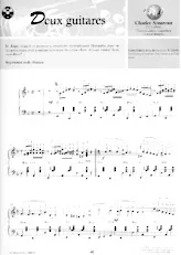 télécharger la partition d'accordéon Deux guitares au format PDF