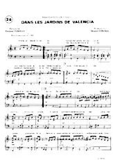 download the accordion score Dans les jardins de Valencia (Bossa Nova) in PDF format