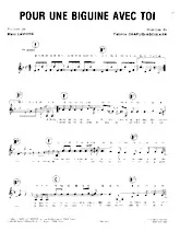 descargar la partitura para acordeón Pour une biguine avec toi en formato PDF