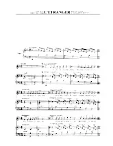 download the accordion score L'étranger (Chant : Edith Piaf) in PDF format