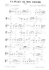 download the accordion score La plage de nos amours (Slow) in PDF format