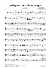 download the accordion score Quelques not's de musique (Boléro) in PDF format