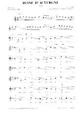 scarica la spartito per fisarmonica Reine d'Auvergne (Valse) in formato PDF