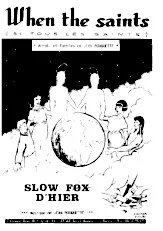 télécharger la partition d'accordéon Slow fox d'hier au format PDF