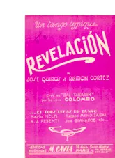 télécharger la partition d'accordéon Revelacion (Tango) au format PDF