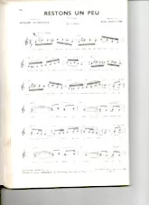 descargar la partitura para acordeón Restons un peu (Tango) en formato PDF