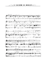 scarica la spartito per fisarmonica L'homme de Berlin in formato PDF