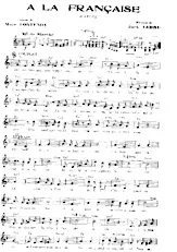 scarica la spartito per fisarmonica A la Française (Marche) in formato PDF